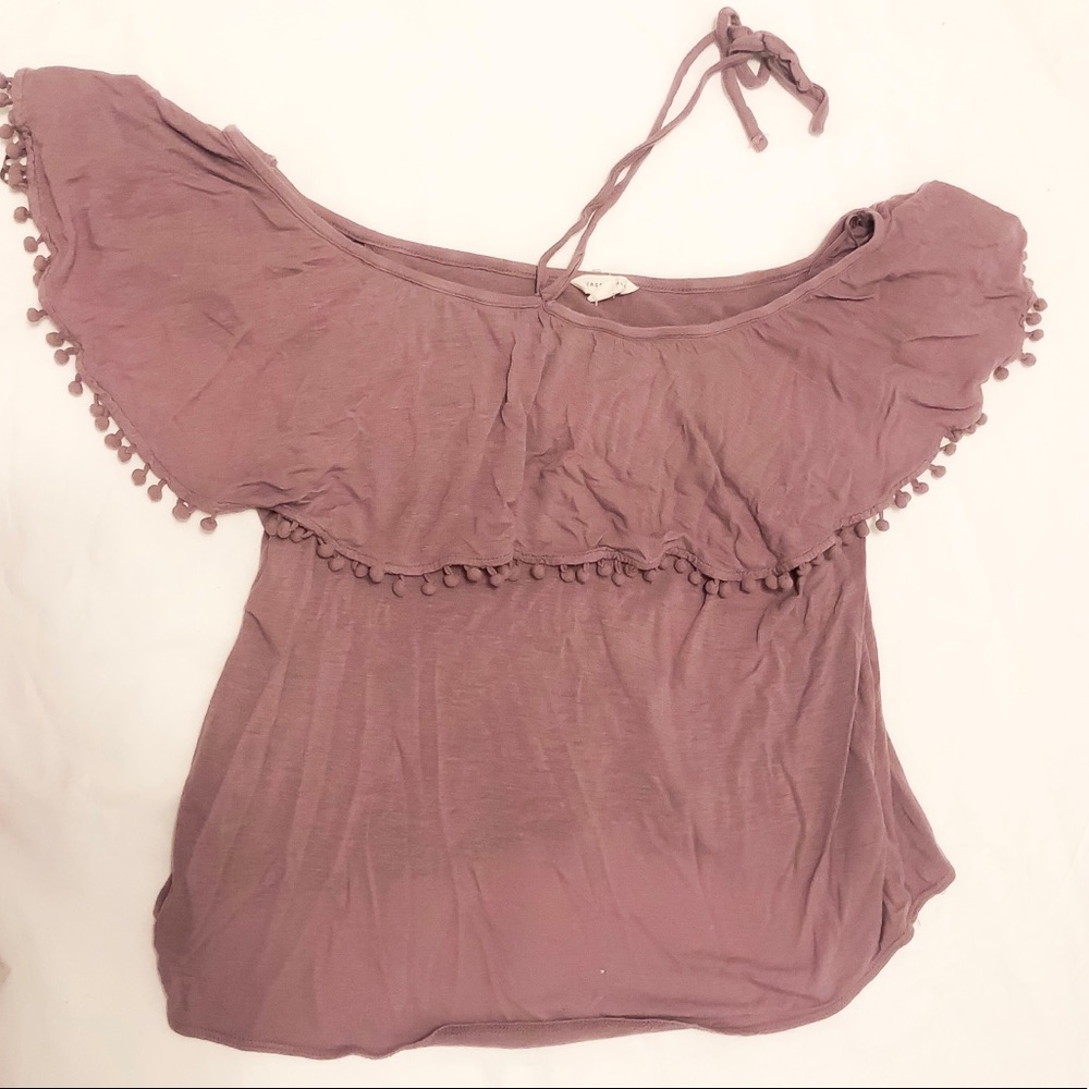 Purple off the Shoulder Top